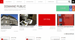 Desktop Screenshot of domainepublic.ch