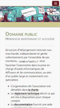 Mobile Screenshot of domainepublic.net