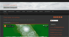 Desktop Screenshot of kristoflauwers.domainepublic.net